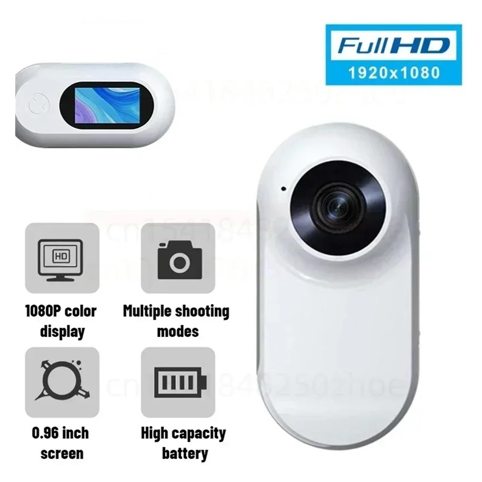 Mini videocamera Action Anti Shake 1080P HD Videocamera con pollice magnetico montata sulla testa All'aperto DV Videoregistratore sportivo Cam for casco da bici