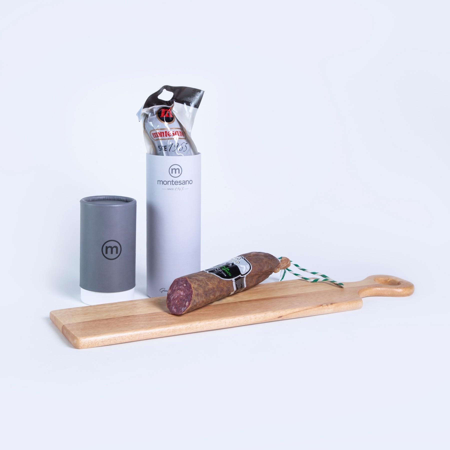Ibéricos Montesano | Pack Embutidos | Chorizo de Bellota 100% Ibérico + Salchichón de Bellota 100% Ibérico + Lomo de Bellota Ibérico 50% Raza Ibérica | Alimentación Natural | Surtido Ibérico Gourmet