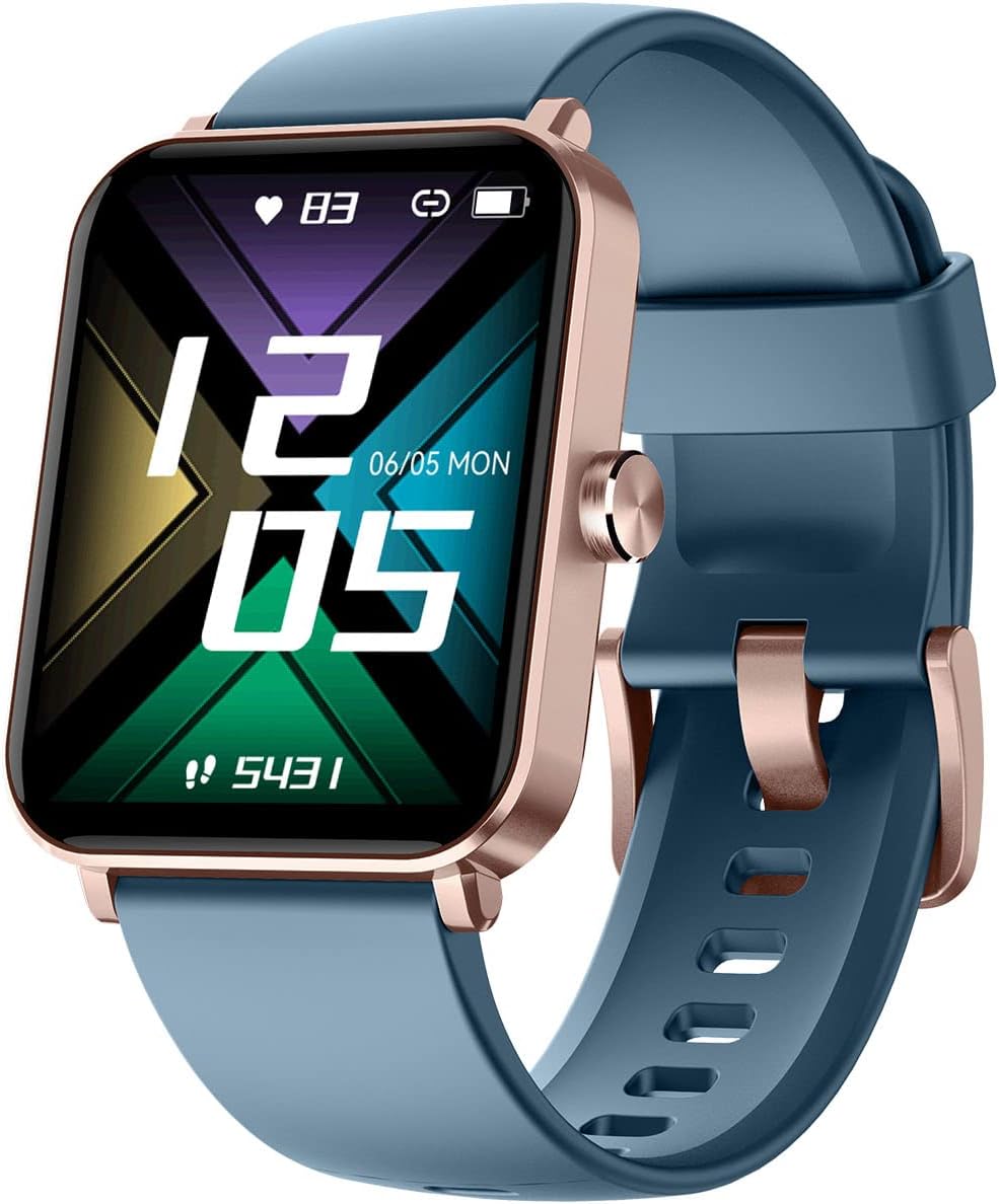 深緑(ふかみどり) 大容量340mAh スマートウォッチ 1.69インチ 大画面