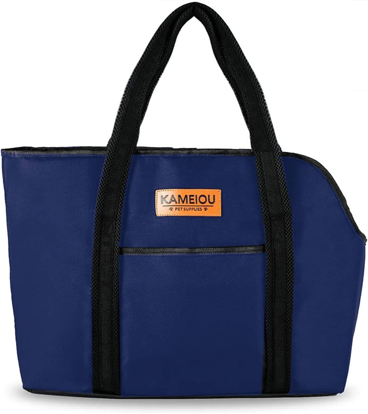 KAMEIOU Pet Dog Purse Tote Carrier Bag for Medium Dogs Travel Soft-Sided Purse Carriers with Pocket Safety Tether Stand Pedal Portable Dog Sling Tote Carrier Purses for Small Medium Dog Doggy Carriers