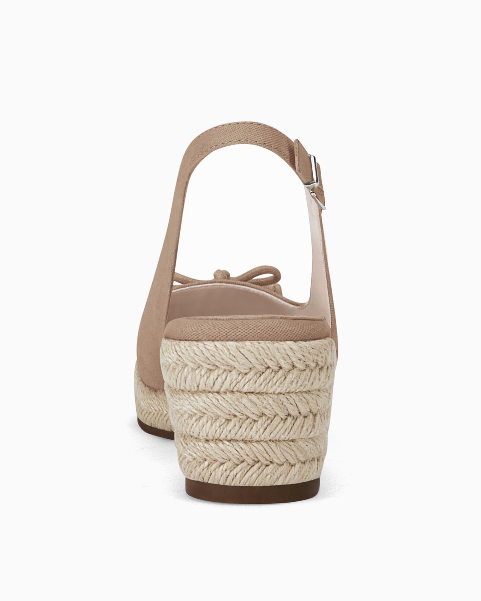 Womens Closed Toe Espadrilles Wedges Shoes Platform Slingback Mid Low Heel Canvas Bow Dress Sandals