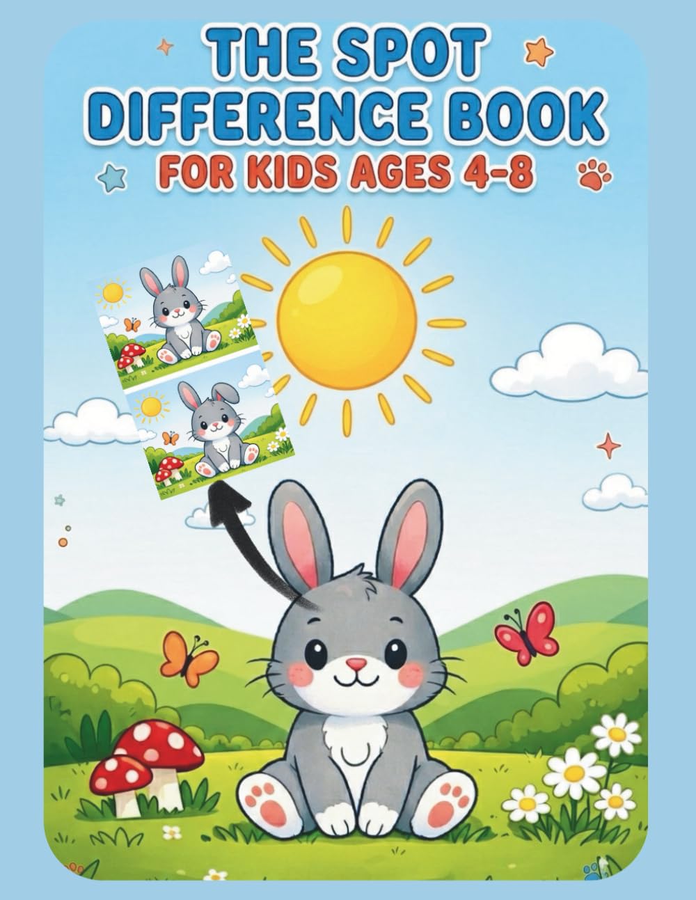 Spot the Difference Book for Kids Ages 4–8: Superhero Edition: One Difference to Find in Every Picture