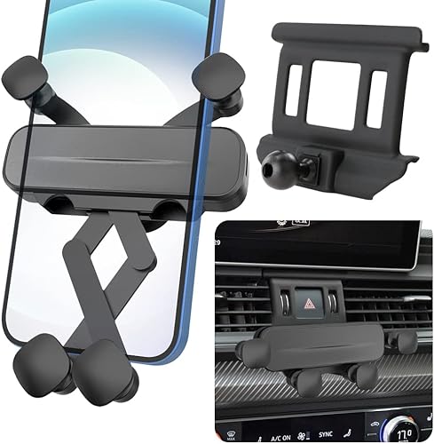 Soporte para teléfono de coche para Audi Q5 2017-2025, 2018 2019 2020 2021 2022 2023 2024 2025 SQ5 Sportback Accesorios para decoración interior