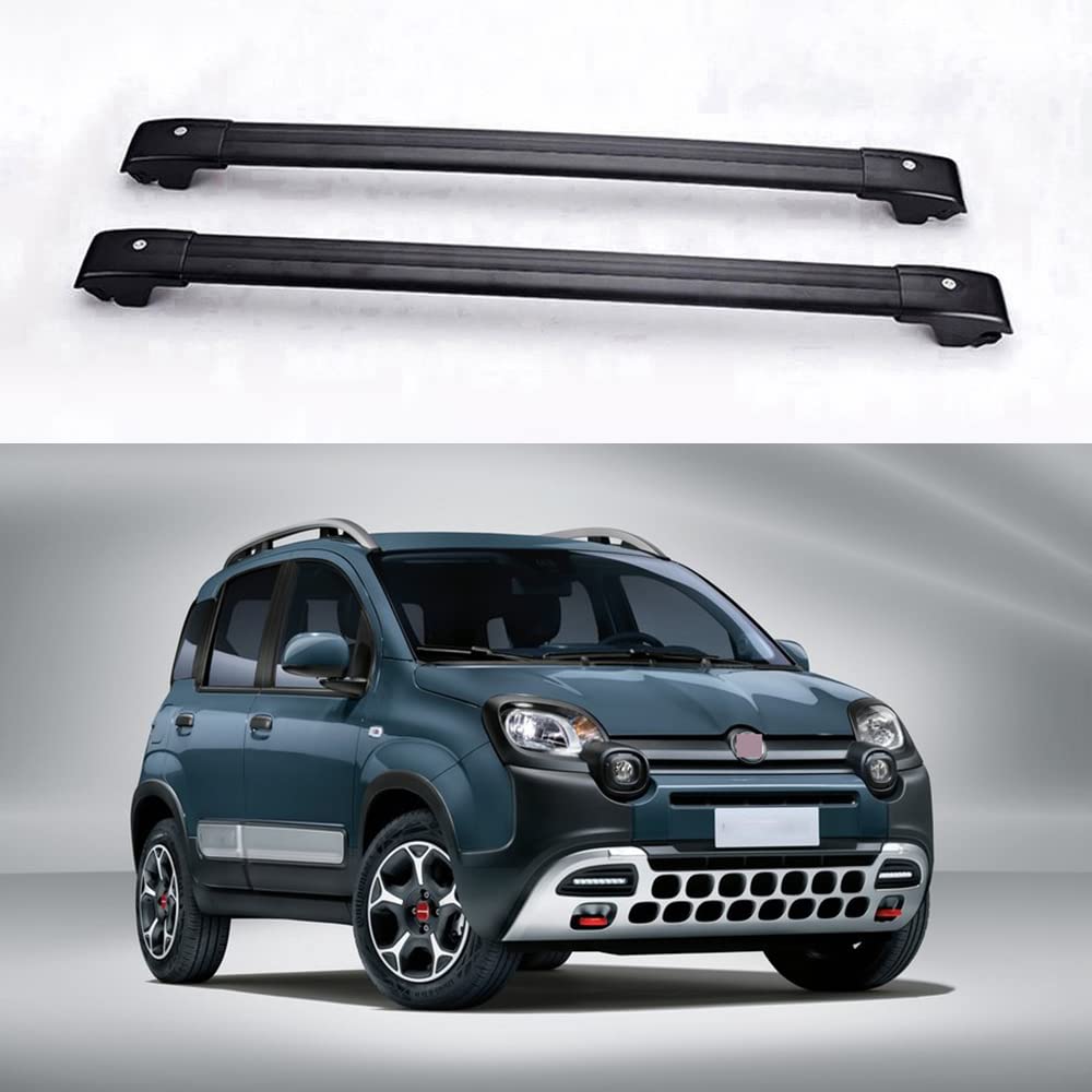 Buy Car Roof Rack Rail Cross Bars Crossbar for Fiat Panda Cross 2020