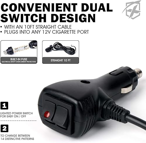 Miniatura 14 de VARIACIÓN SL-360A Ámbar blanco,rojo azul,Ámbar,https:/ www.Yaxa/dp/undefined