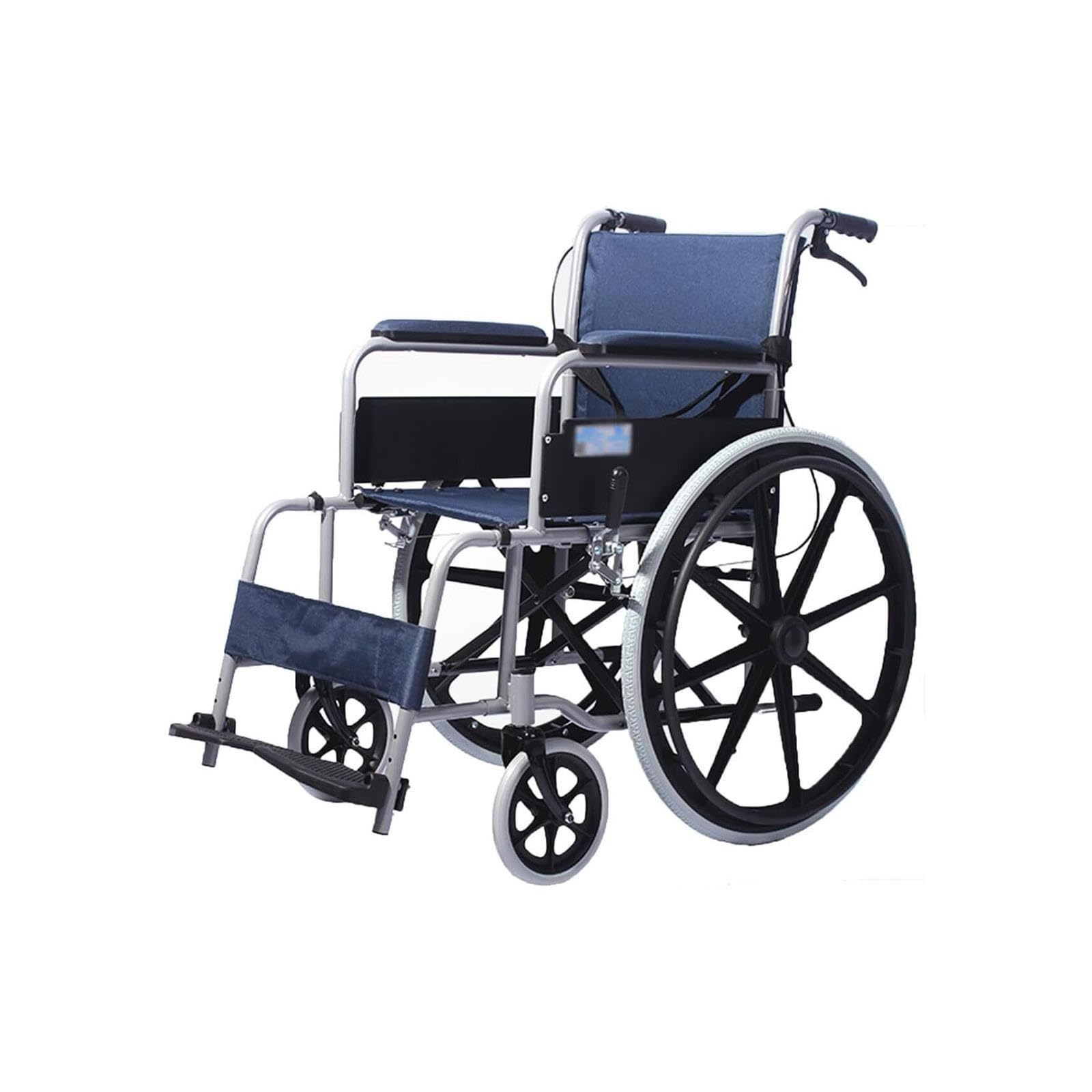 Sedia a rotelle pieghevole, leggera, autospinta, seduta 46 cm