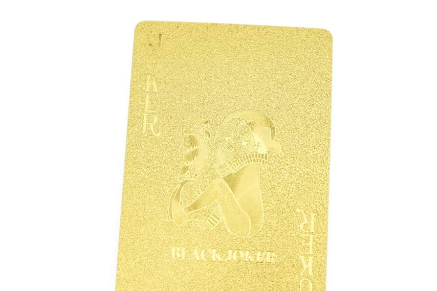 Amazon.co.jp: Olive-G 金 金箔 トランプ リッチ な 高級 気分に