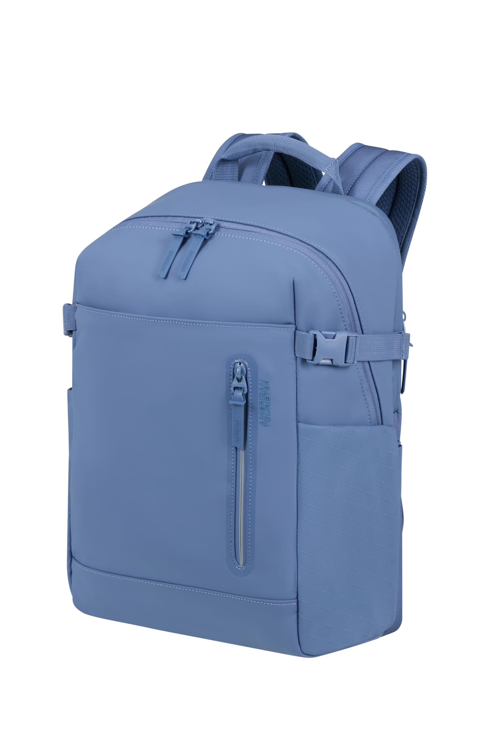 American Tourister Urban Tide - Laptop Backpack 15.6", Water-Repellent Business & School Backpack, for Office, School & University - Blue (Storm Blue)
