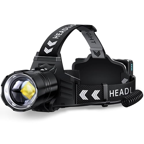 FINICO Rechargeable LED Red-Light Headlamp