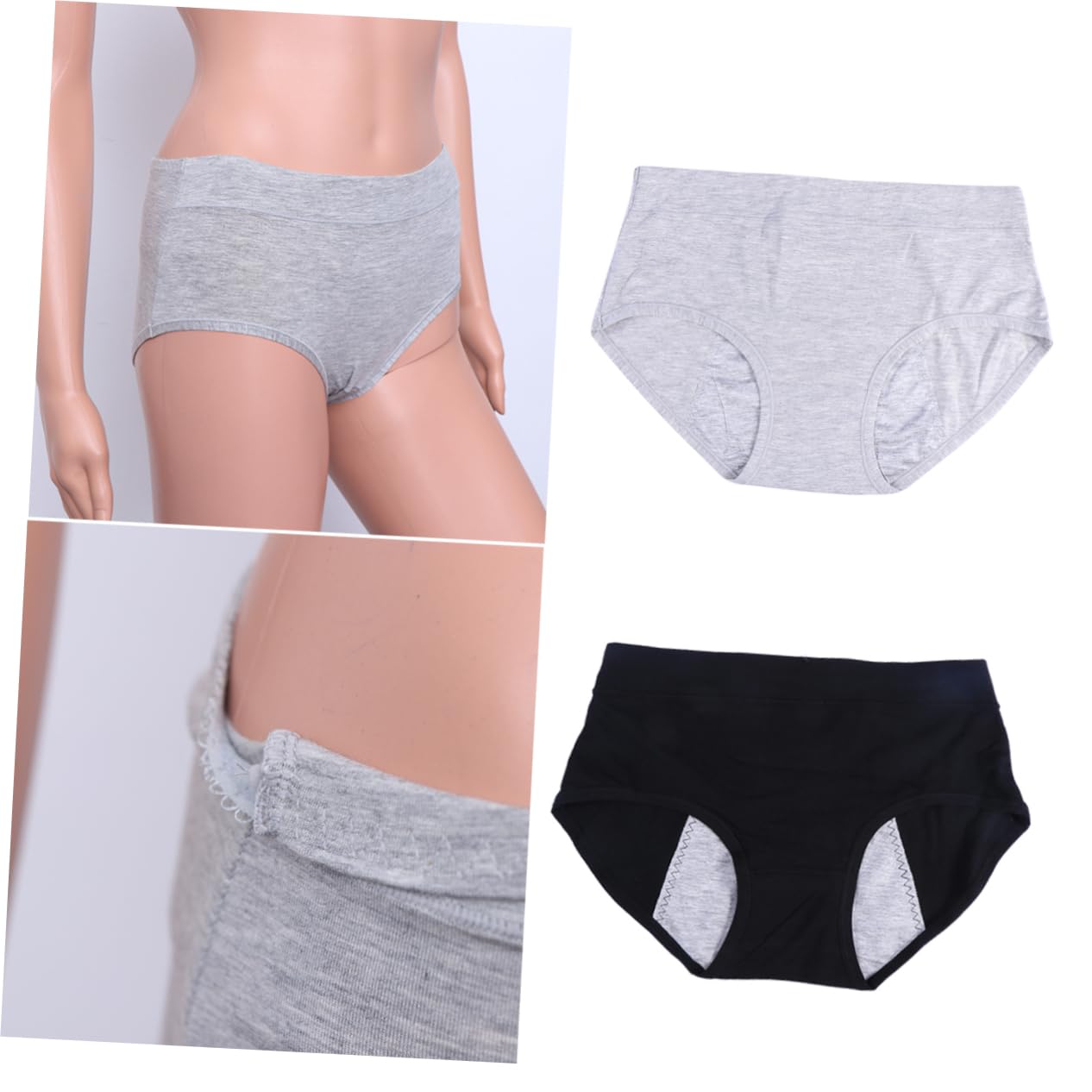 SHERCHPRY 8 pantalones menstruales de flujo pesado, sin almohadilla, para adolescentes, ropa interior menstrual, ropa interior para