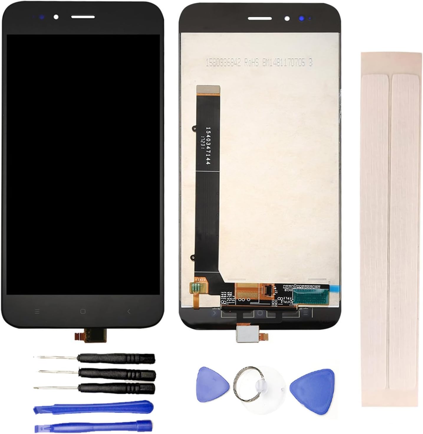LCD Display & Replacement Touch Screen Digitizer Assembly with Free Tools for Xiao-mi Mi5X / Mi 5X / MiA1 / Mi A1 5.5" Black