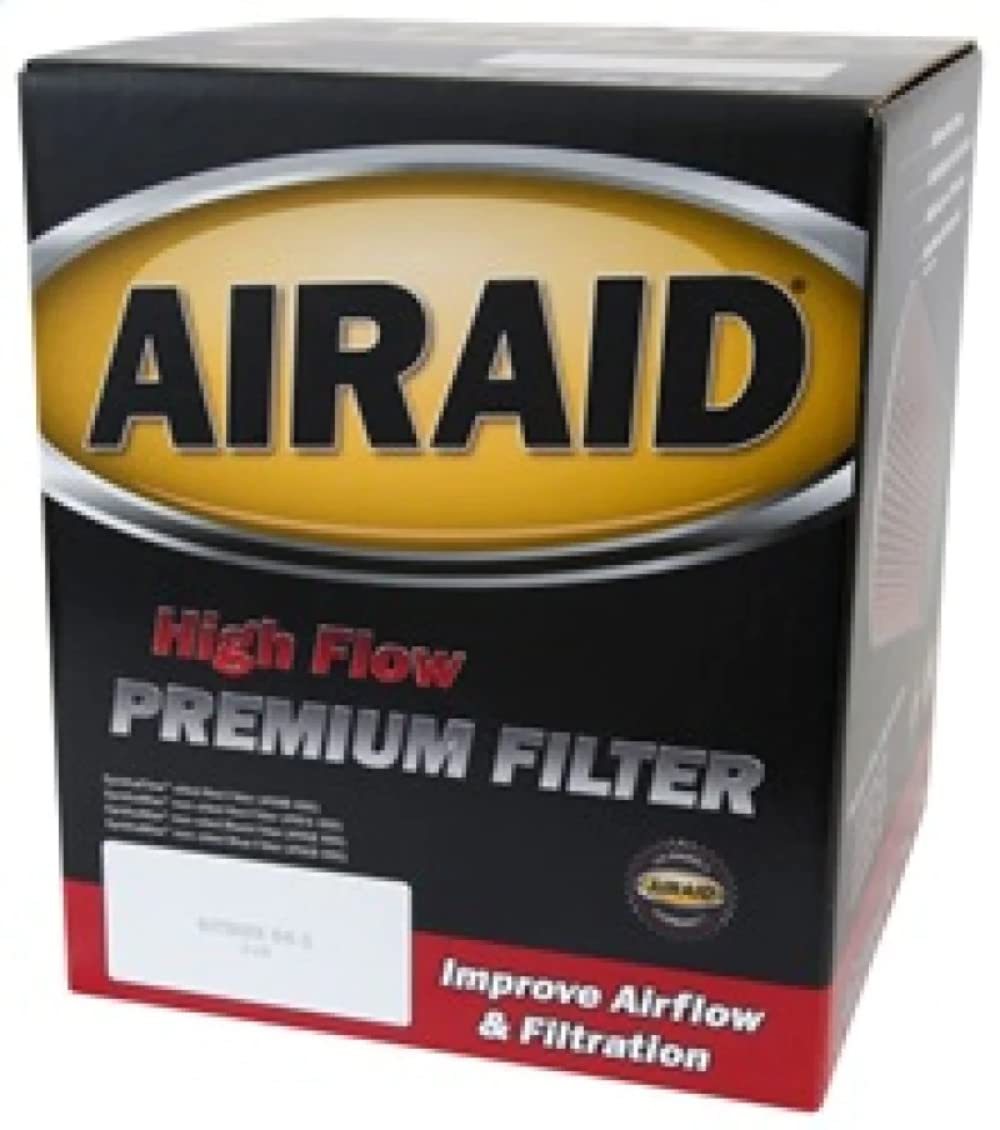 Airaid 701-462 Filtro de aire universal con abrazadera: redondo cónico; brida de 152 mm de diámetro interior; altura de 178 mm; base de 184 mm; parte superior de 127 mm