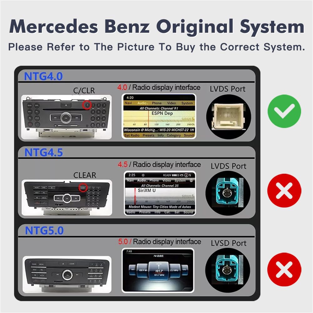 12,3 Inch Autoradio Met Touchscreen – Voor Mercedes E-Klasse W212 (2009-2011) – Draadloze Carplay & Android Auto – Navigatie