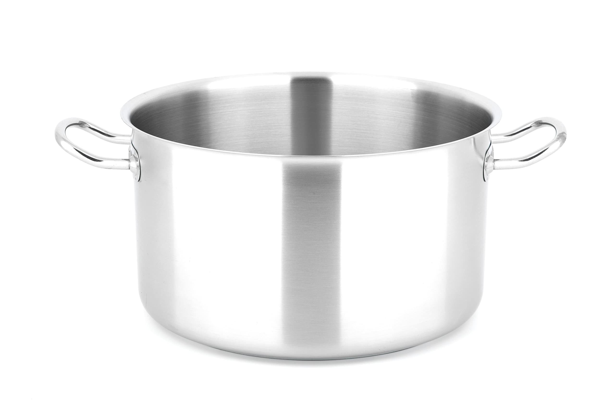 METRO Professional Pentola in acciaio inossidabile, Ø 40 cm, 30 L, adatta per induzione, argento