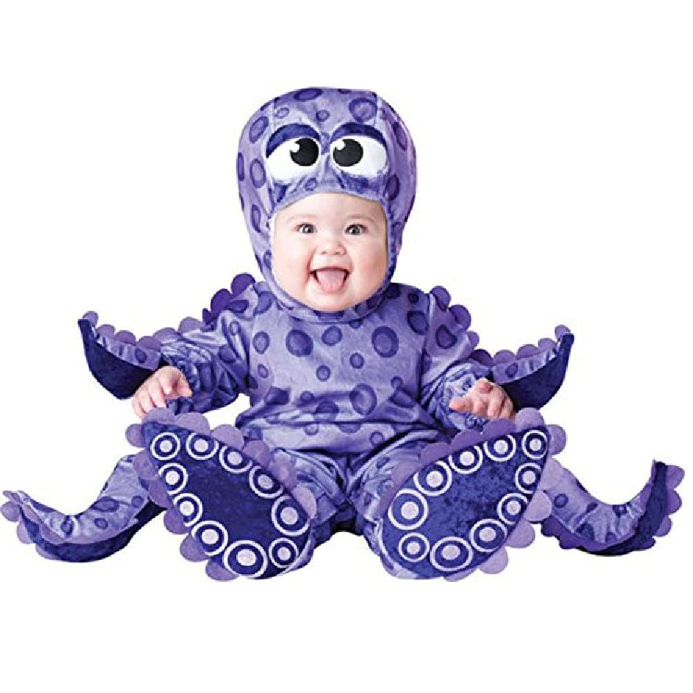 LY WONDERFUL Halloween 3-24M Animal Peacock Lobster Octopus Cat Baby Toddler Funny Costume Cosplay Romper