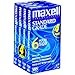 Maxell STD-T-120 4 Pack VHS Tapes