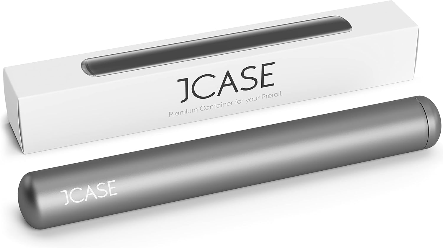 Funda de aluminio resistente al olor de 11 cm, resistente al agua, de metal, para cigarrillos, funda de tubo conjunto, caja