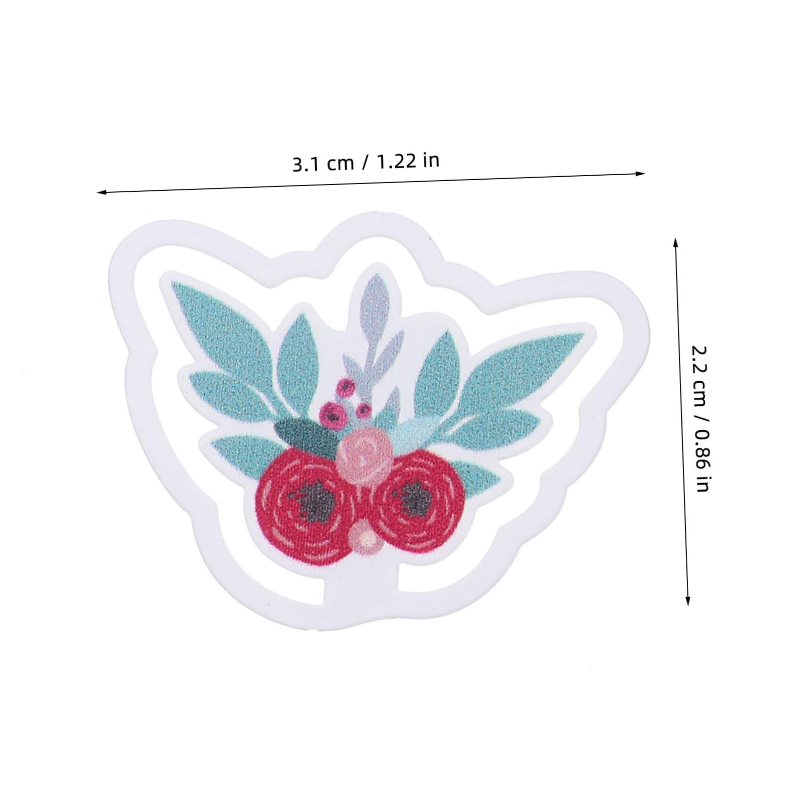 NUOBESTY 60piezas Marcadores De Página Metálicos Decorativos Clips De De y Práctico De