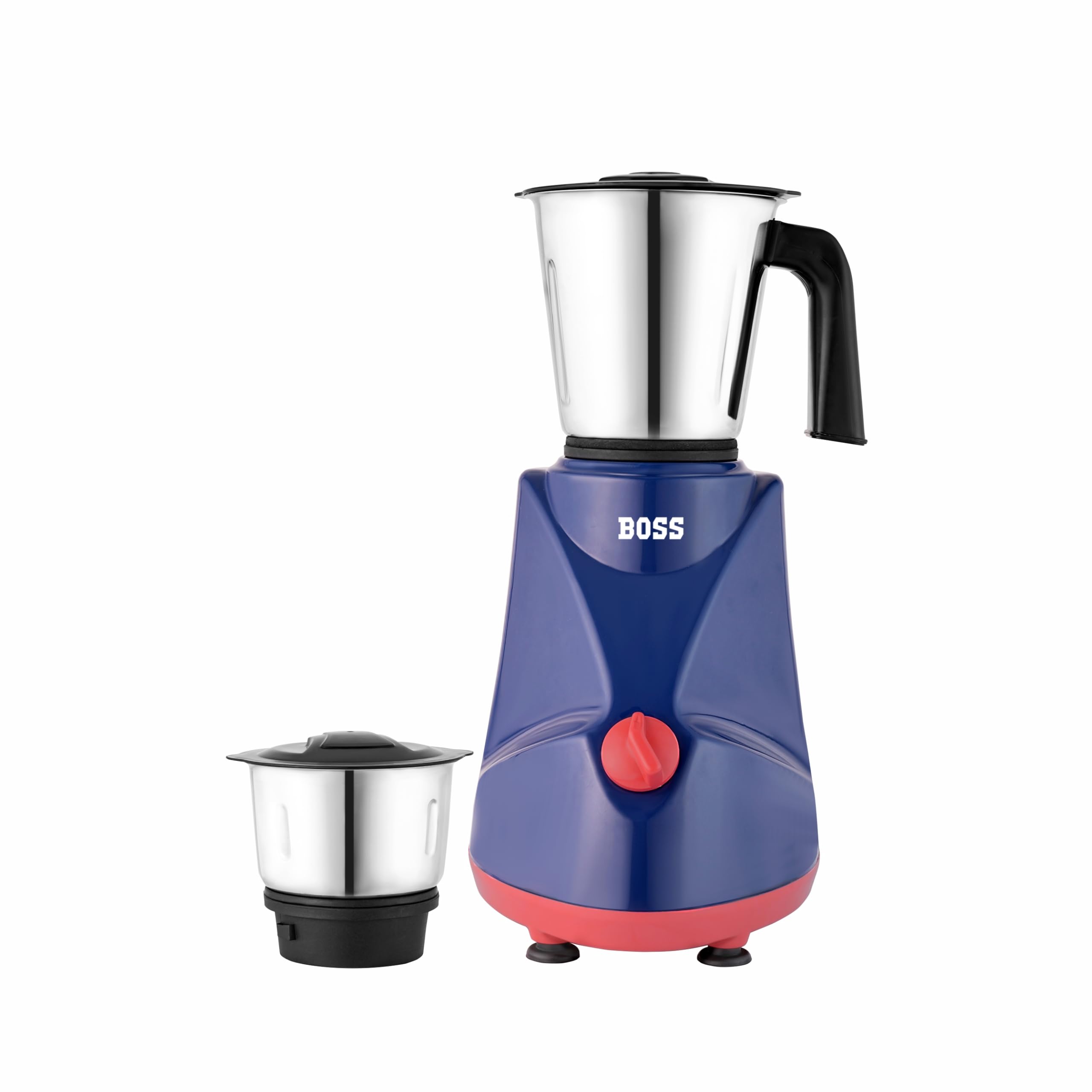 BOSS Comfort 500W Mixer Grinder with Powerful Motor & Overload Protection, 2 Years Warranty*, 2 Stainless Steel Jars, Blue-image-29