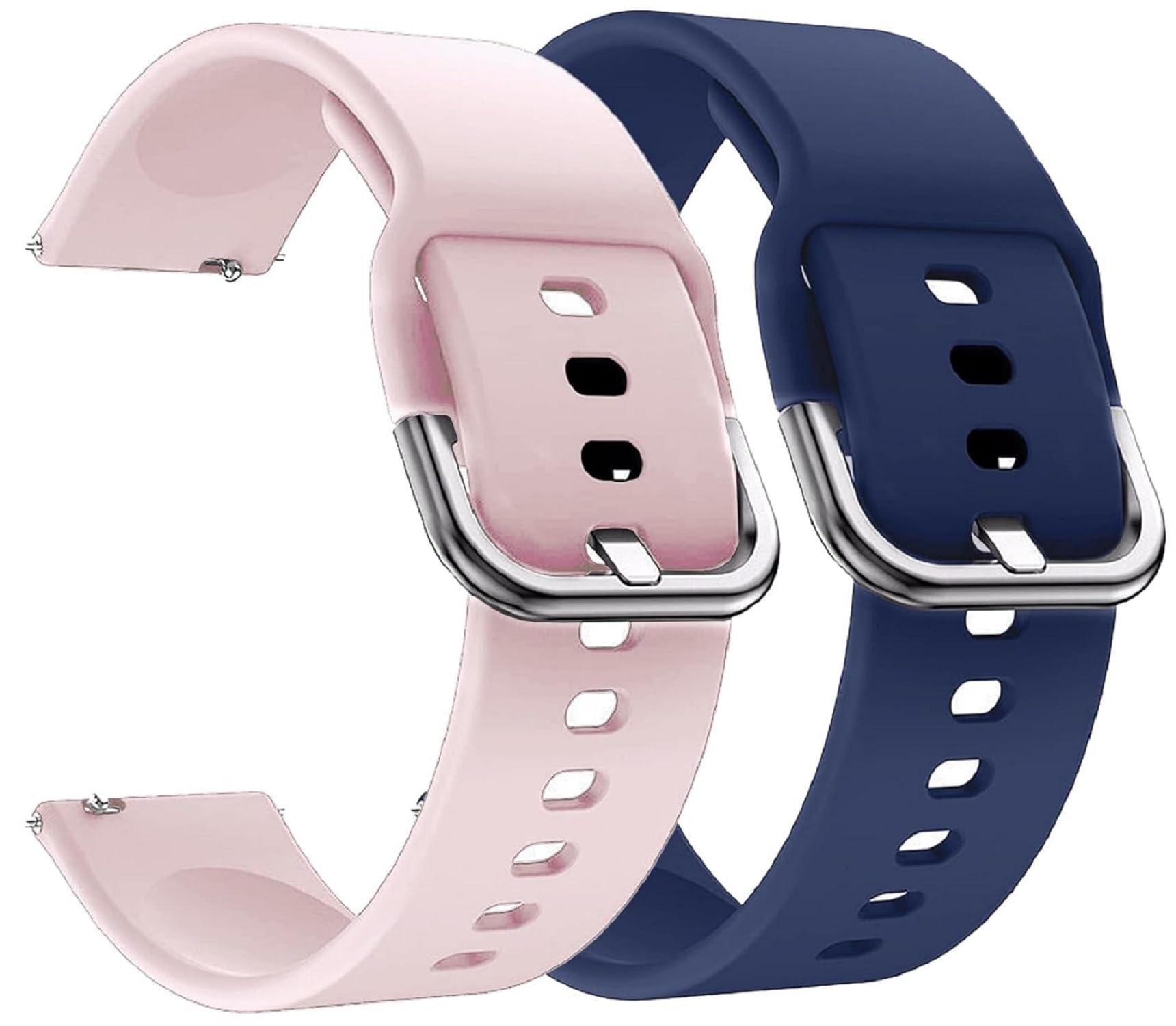AMiRiTE ASS162 22MM Soft Silicone Watch Strap/Band Compatible with Noise Colorfit Pulse 2 Max / Huawei GT2(46mm) / Honor Magic Watch 2(46mm) / Noise Pulse Go Buzz / Boat Flash / Xtend / Xtend Pro / Noise Colorfit Ultra Fireboltt Rage / Fireboltt Phoenix / Noise Colorfit Pulse Grand / Noise Colorfit Pulse 2 Max / Realme S/S Pro / One Plus(46mm) Smart Watch & All 22mm lug Watches-picture-22