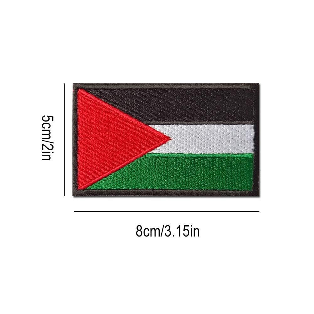 3 X Palestine Embroidered Flag Patch Iron/Sew On Clothes - Foto 7