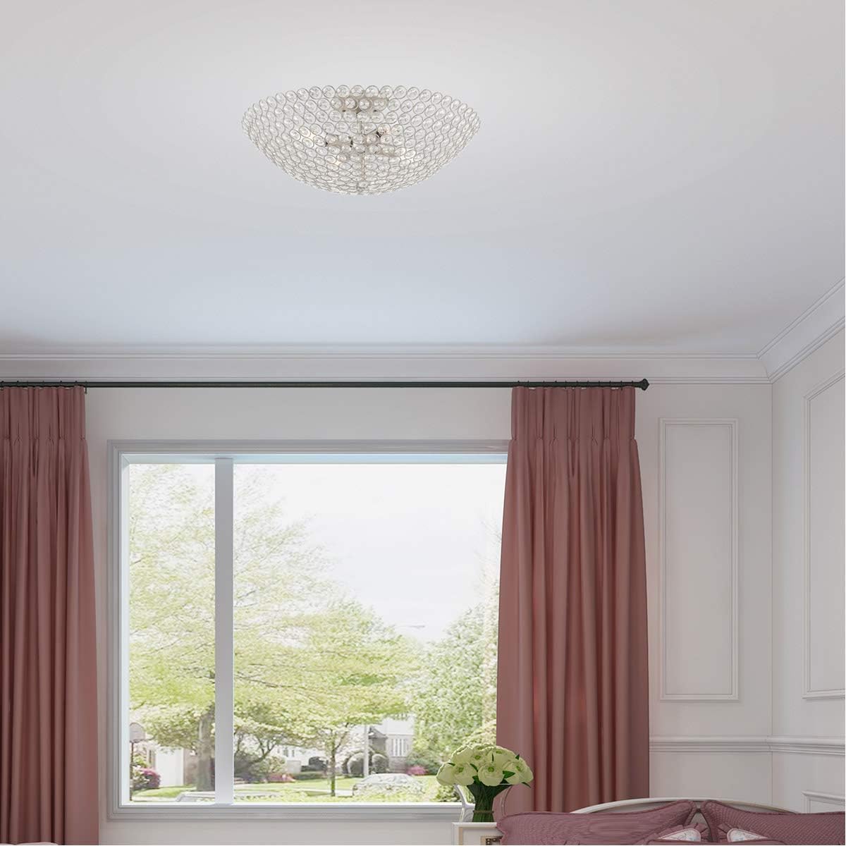 Livex Lighting 4 Lt Brushed Nickel Ceiling Mount