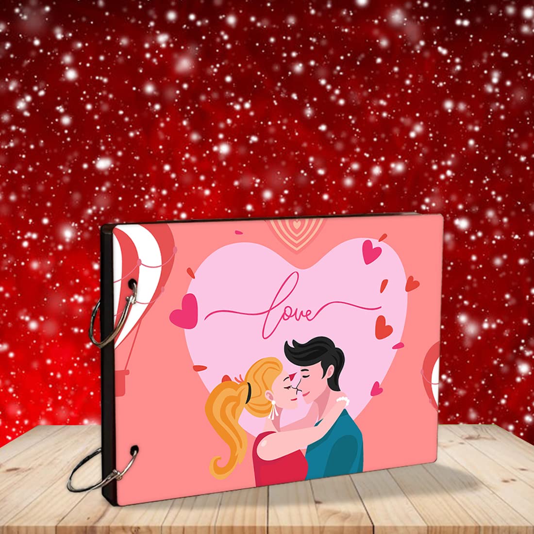 WallDaddy - Scrap Book Photo Album Book Scrapbook for Memories Photo Albums for Photos Collection Slam Book for Memories 4x6 5x7 200 Photos Memory Book Size (22 cm X 16 cm) (Couple Love)-image-47
