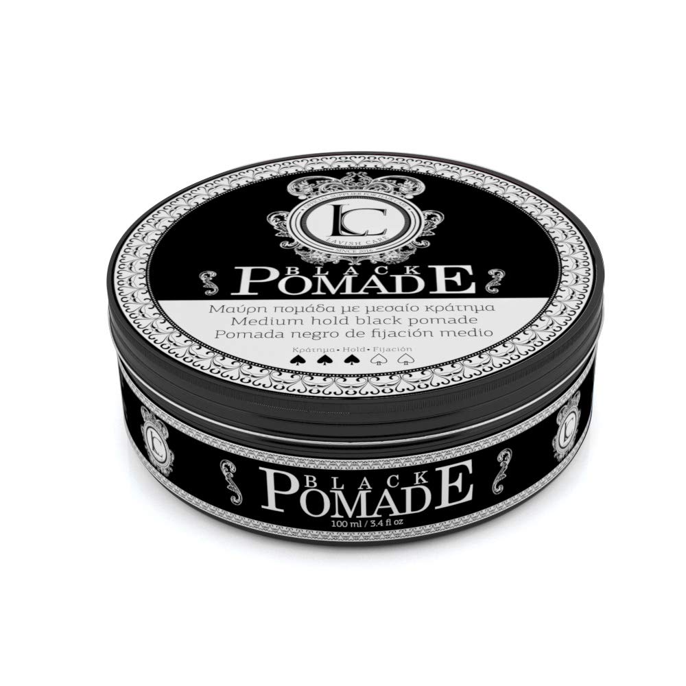 BlackPomade Cera Colorata Per Capelli Nera 100ml Lavish Care Fissaggio Medio