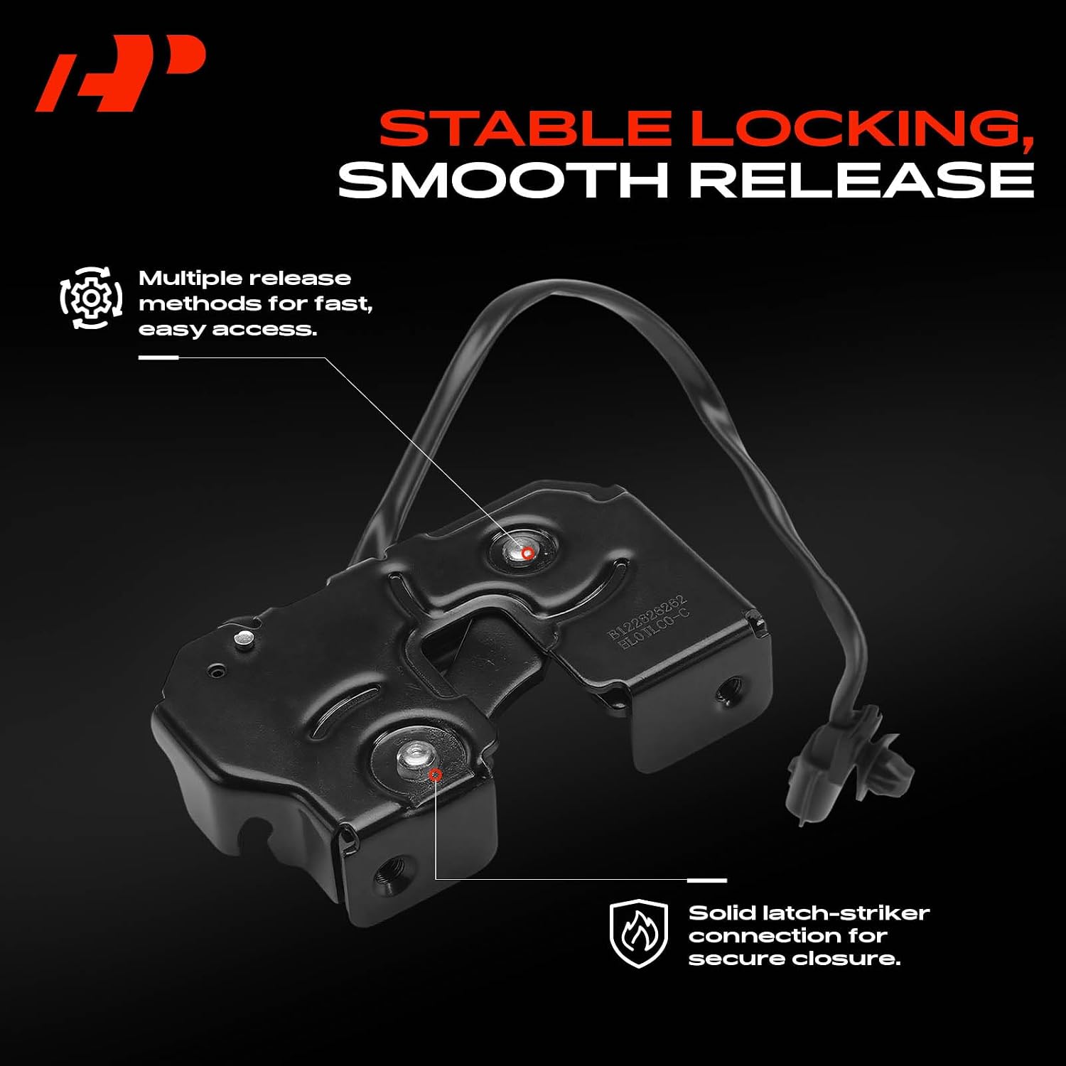 A-Premium Hood Latch Lock Compatible with Infiniti Q60 2014-2015, G37 2008-2013, Q40 2015, G25 2011-2012, G35 2007-2008 & Nissan 370Z 2009-2017, Front Hood Lock Engine Bonnet Latch Assembly