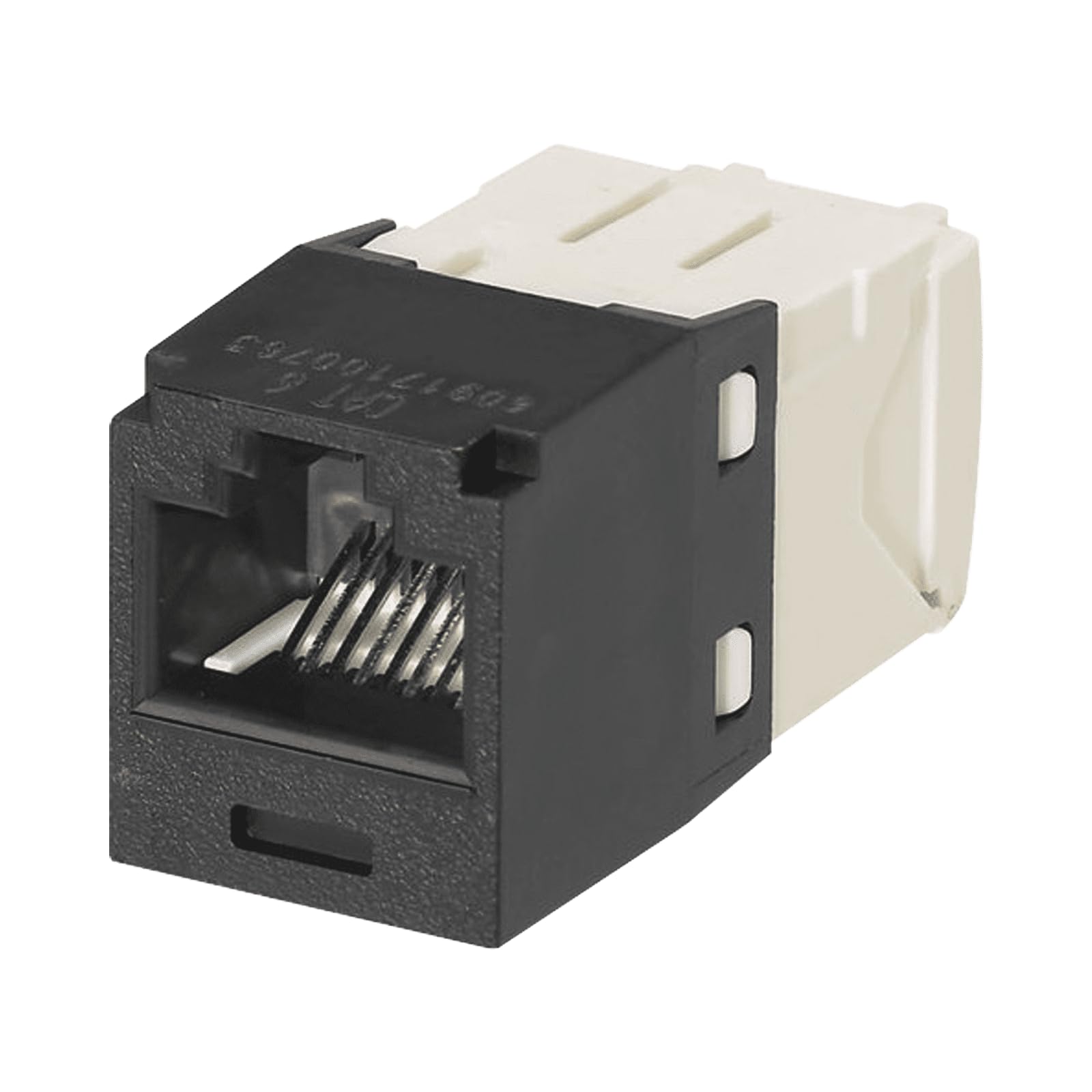 CJ688TGBL Category-6 8-Wire TG-Style Jack Module, Black