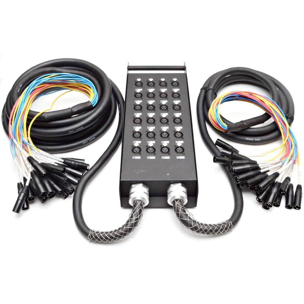 Amazon.com: Seismic Audio - New 24 Channel XLR Send Splitter Snake