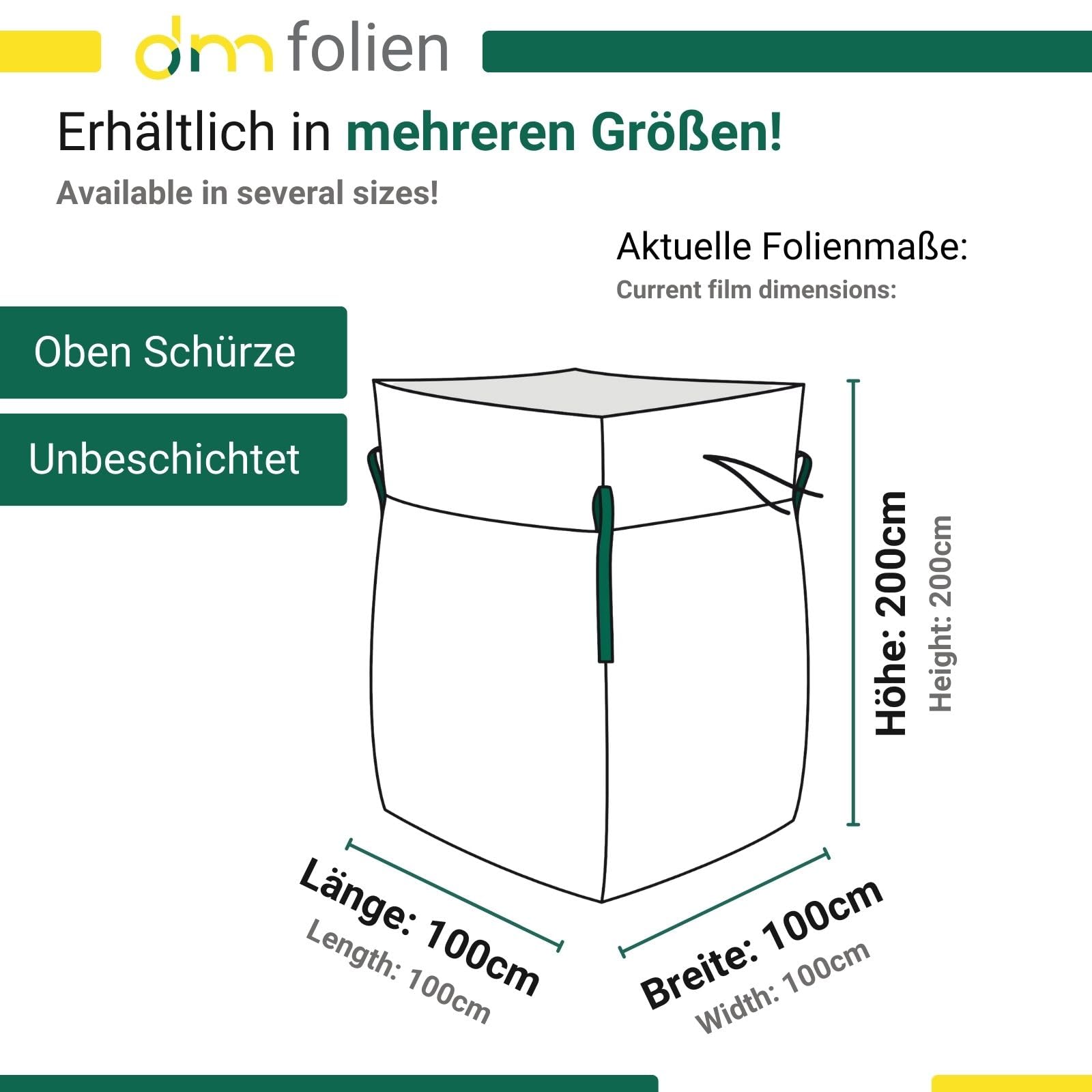 4 Big Bags – 100 Cm Hoch, 1000 Kg Traglast, Gebra Produktbild-Vorschau 3