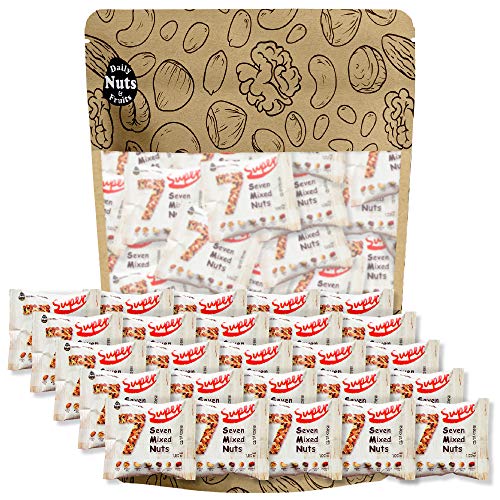Roastery Coast - Daily Nuts | Super Trail Mix Series | Premium Nuts & Dry Fruit | No Junk Food | Trail Mix Individual Packs | Nuts Individual Packs | Office Snacks | Healthy Trail Mix… (A. Super 7 Mix, 50 Packs) #TOP4