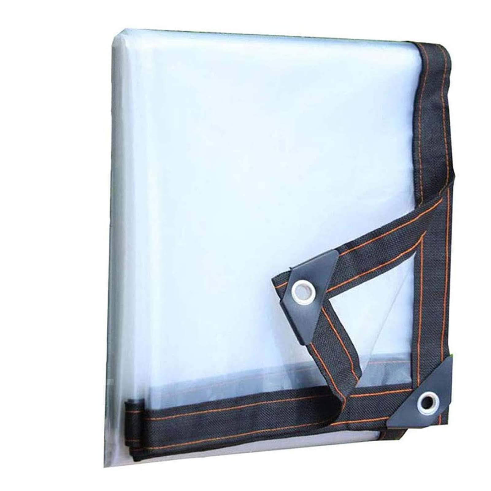 Bâche transparente imperméable pour abriter la terrasse et profiter du jardin en toute saison