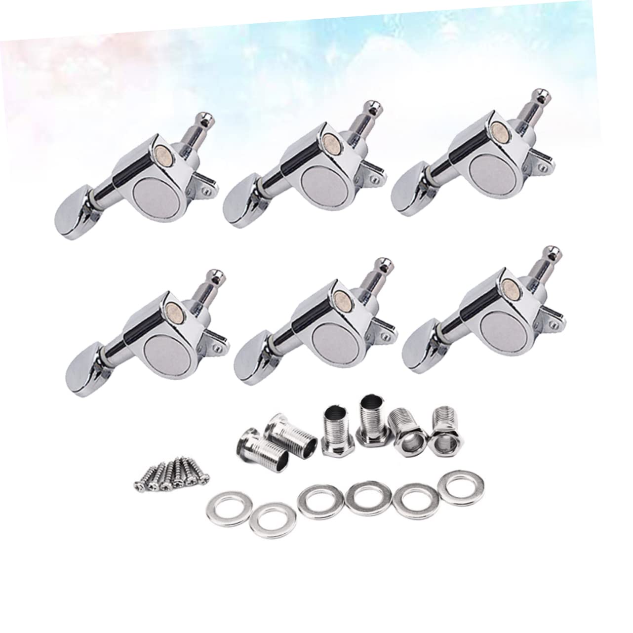 ERINGOGO Guitar Tuning Pegs 6- Electric Guitar Machine Heads Gc206f Tuning Pegs