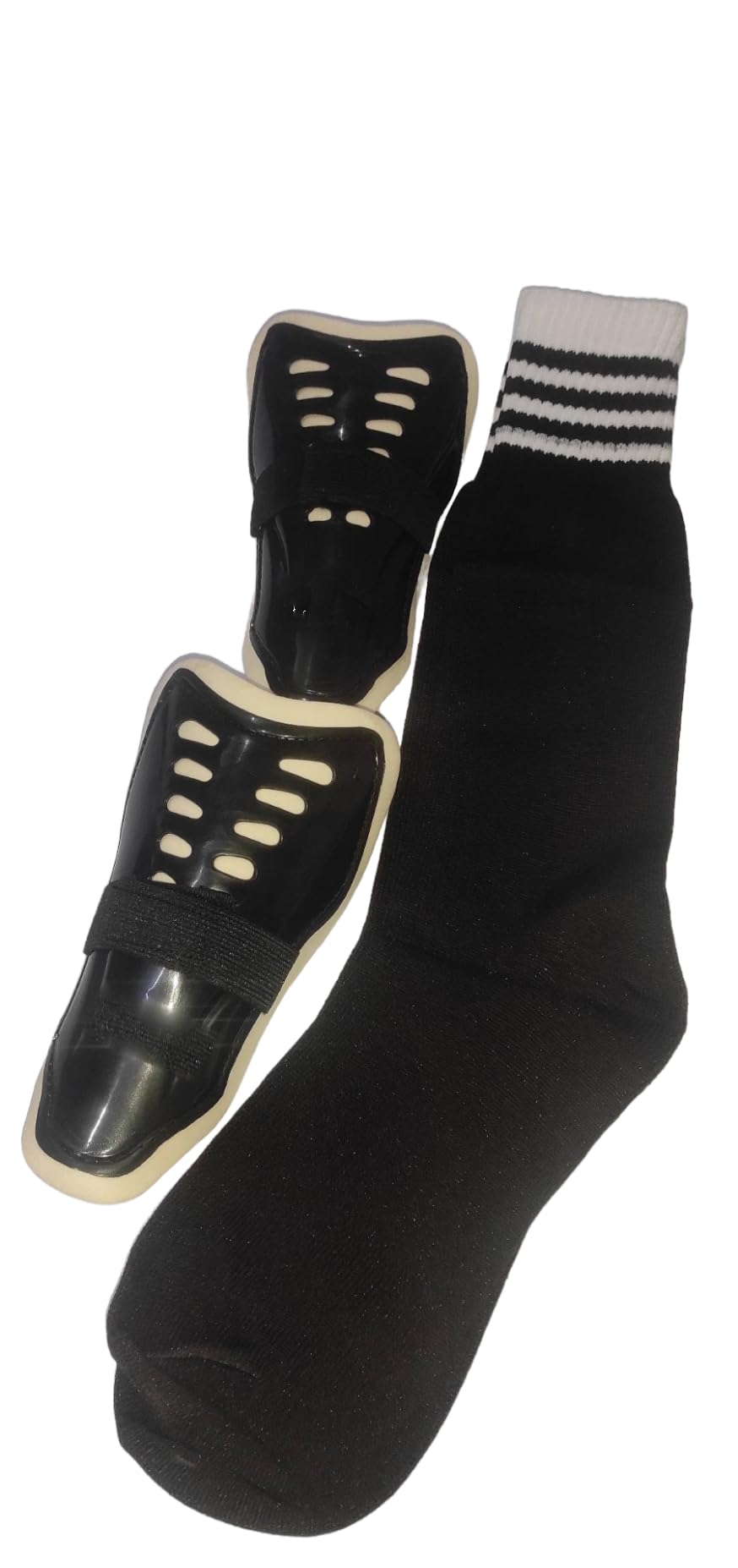 Football Shin Guard Combo with Socks | Protective Leg Guards for Kids & Adults | Sports Safety Gear for Football, Soccer, Hockey Practice-picture-15