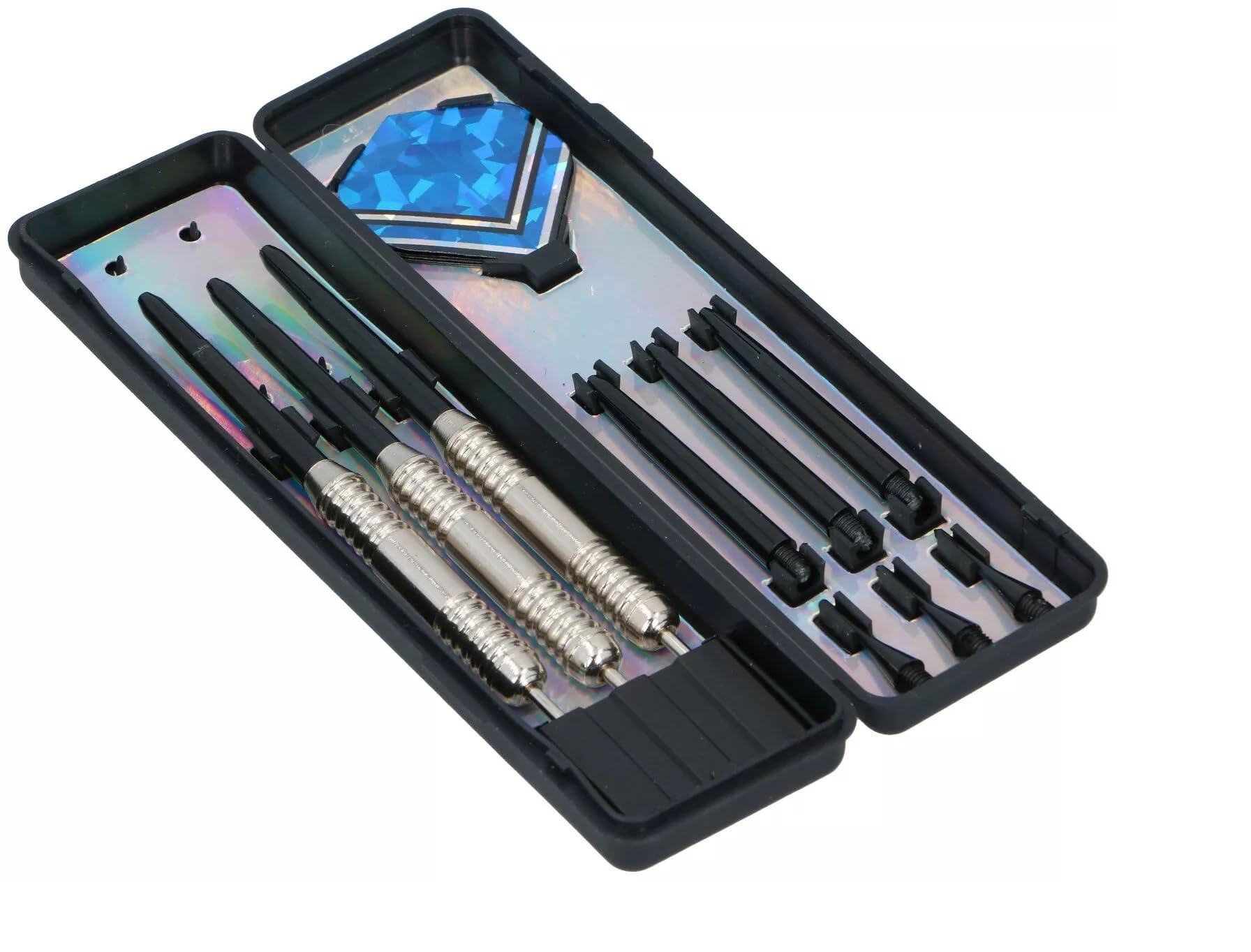 SLYK Professional Steel Tip Darts Set, Bullseye Pro Dart Series Gold Coated Barrel, Sharp Pointed Tip Darts for Dartboard Game (Pack of 3 - Maikel Verberk Master Darts)