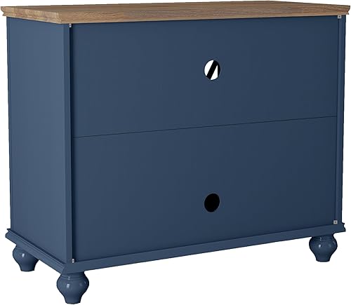 Miniatura 6 de FESTIVITY Aparador de 38 pulgadas con 2 puertas de vidrio para sala de estar y comedor, cocina, pasillo, mesa de consola (azul marino)