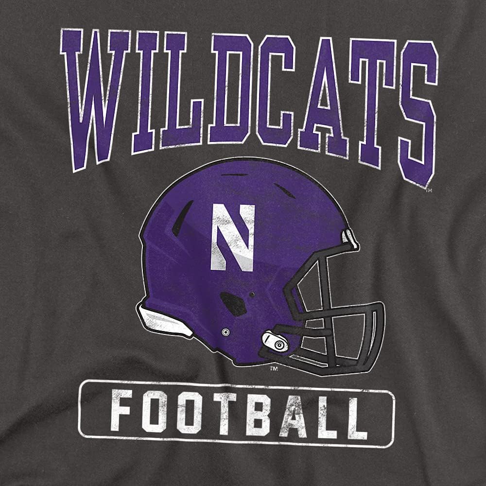 Northwestern University Official Football Helmet Unisex Adult T Shirt