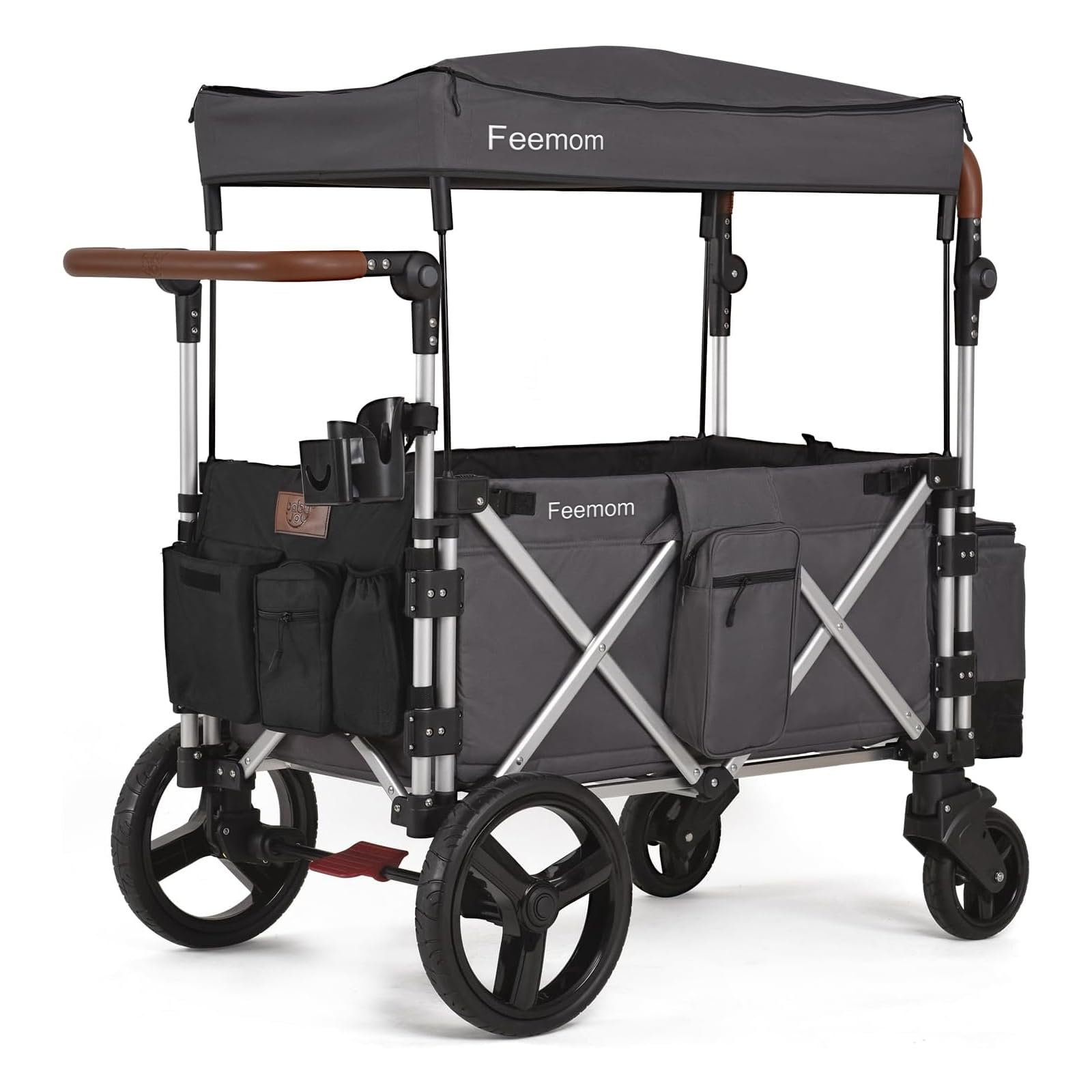 Amazon | (Newox) ベビーカー 二人乗りベビーカー ツインカート屋根  