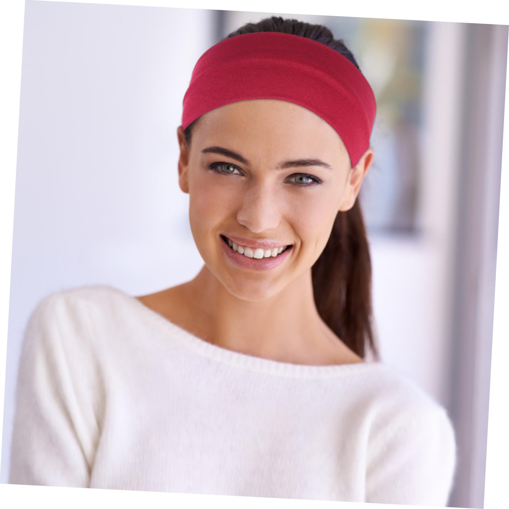 Sosoport 3 Set Di Fasce Sportive Per Ragazze Fascia Antisudore Per Donne Fascia Antisudore Elastica Per Yoga Fascia Antisudore Traspirante Per Fitness 6 Pezzi*3