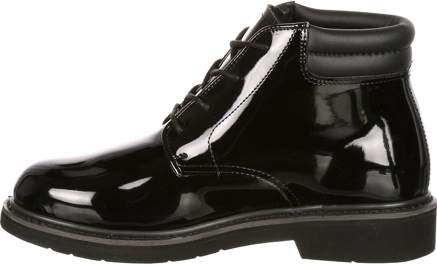 ROCKY Men's Dress Leather High Gloss Chukka Boots - Image 6
