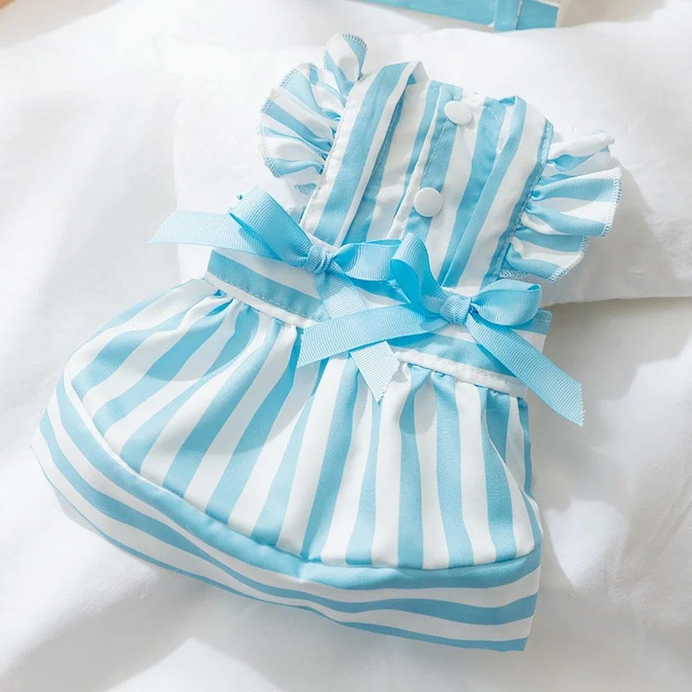 Vestido Floral para Perros, Falda de Princesa para Cachorros de Verano, Vestido de Boda para Gatos, Ropa Suave y Bonita para Gatitos y Mascotas, Ropa para Perros