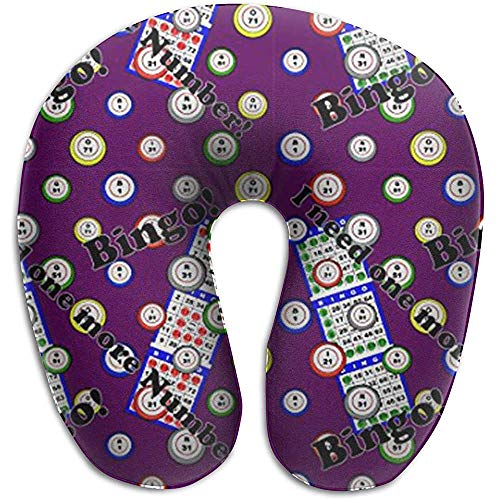 Sesily - Cojín en forma de U de Huntington Beach Pier, soporte de cuello de espuma con memoria de almohada de viaje