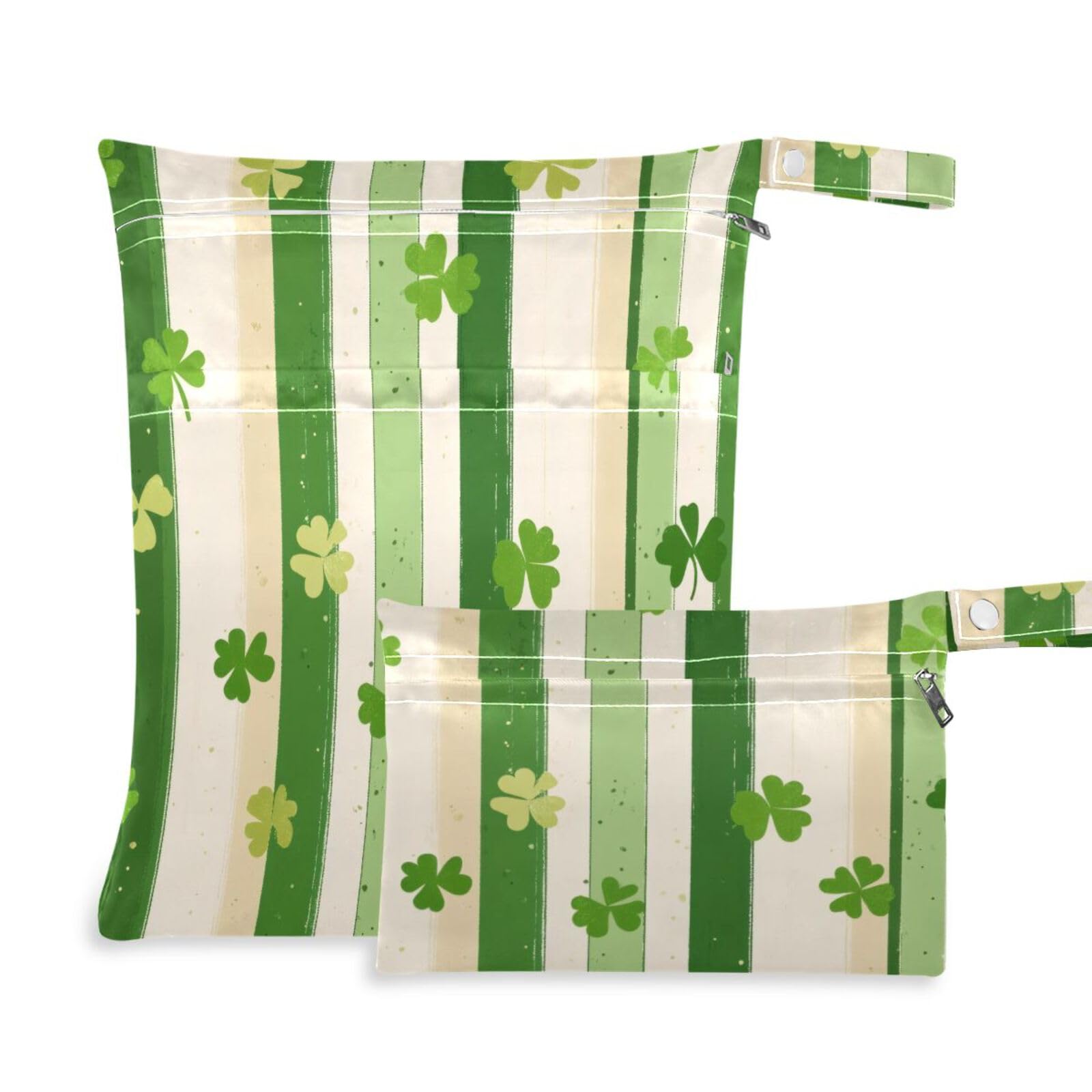 Msyxl 2pcs Wet Dry Bag for Baby Cloth Diapers, Waterproof Reusable Mjayodi3mdmwawvhc21zmgvvsm1y Wet Bag with Two Zippered Pockets Washable Pool Gym Travel Bag for Clothes