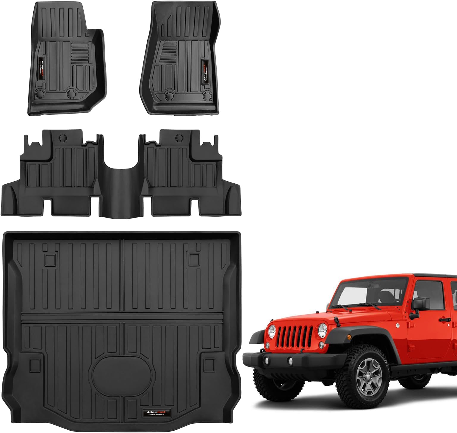 Jdeymat All Weather Floor Mats & Cargo Liner for 2014 2015