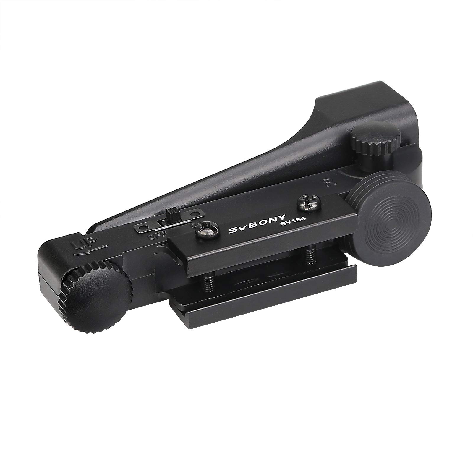 Svbony SV184 Telescopio Guia, Red Dot Guiados Telescopio Guidescope, Buscador de Aluminio con Soporte de Cola de Milano, Únicamente para Actividades Deportivas