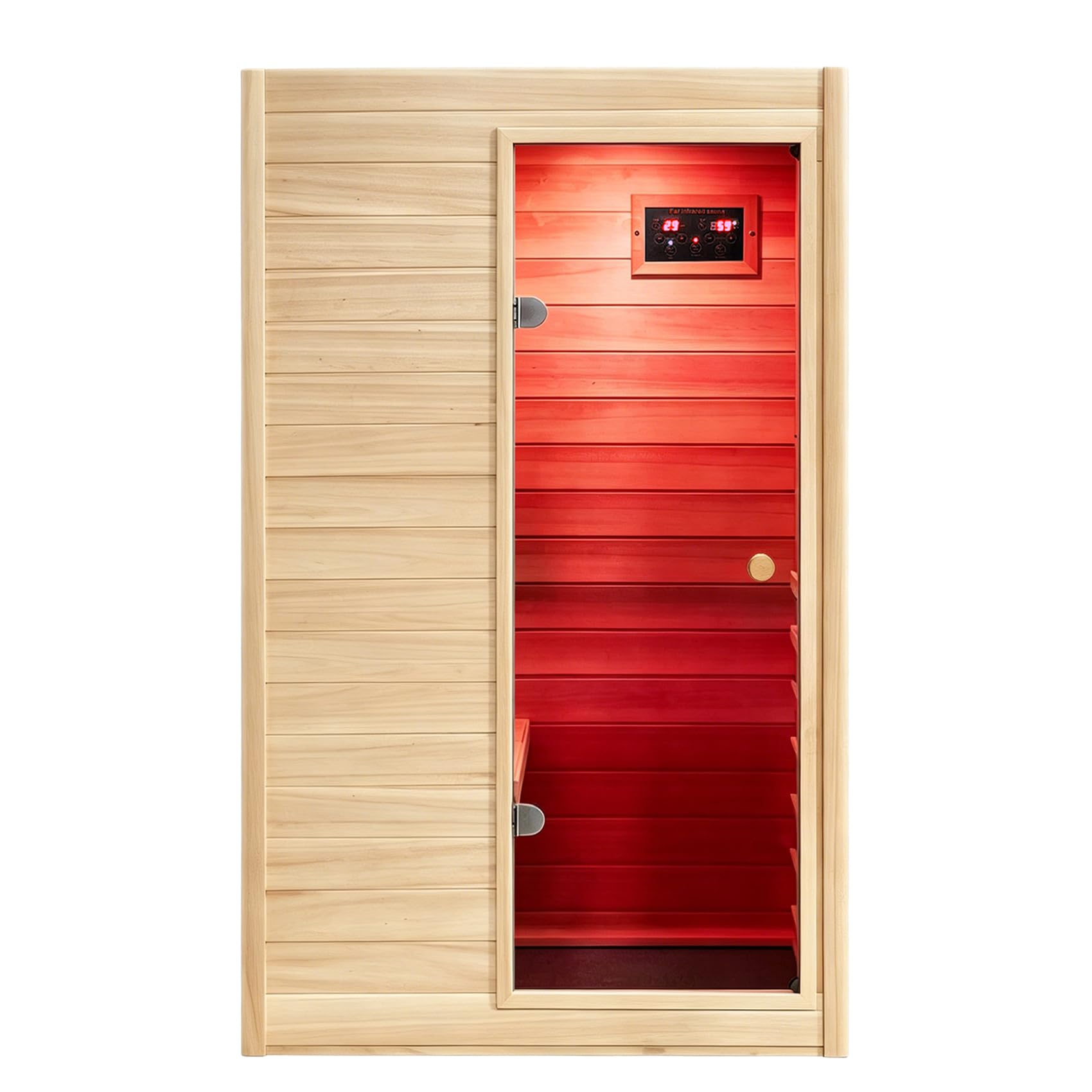 1 Person Infrared Saunas European Aspen Wood 905W