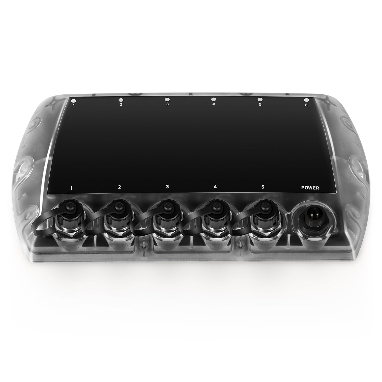 Photo 1 of 411850-1 5 Port Ethernet Switch for Humminbird - AS ETH 5PGL Ethernet Box for Helix G3N/G4N, XPLORE, APEX, SOLIX Fish Finders