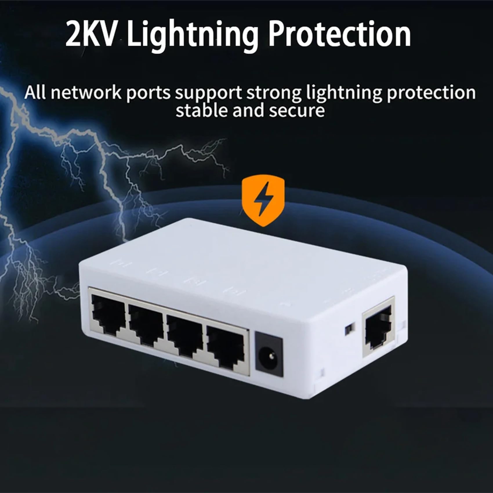 6X 4 Porte Poe Extender 100Mbps 1 in 4 out 250 Metri Switch di Rete Ripetitore IEEE802.3af/At per Poe Switch NVR IP Camera